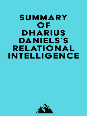 cover image of Summary of Dharius Daniels's Relational Intelligence